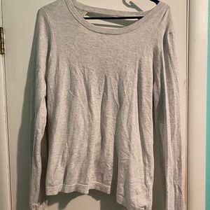 Open back long sleeve